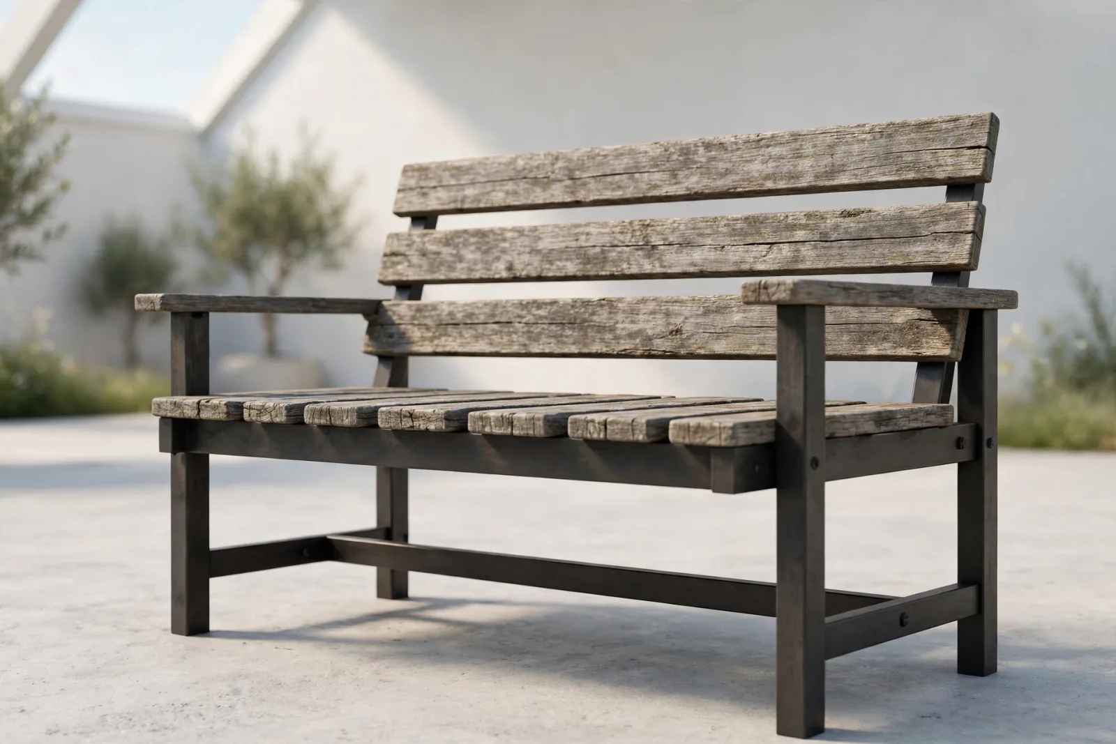 Garden Bench 3D Model