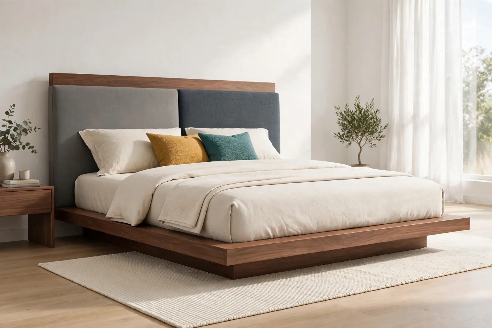 Modern King Bed 3D Model